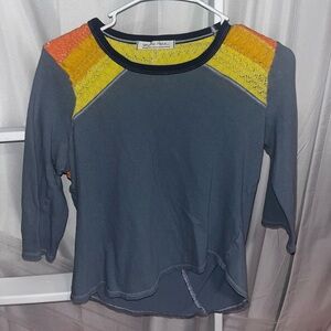 free people crochet top (small)